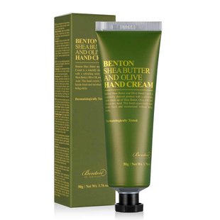 Крем для рук з маслом ши і оливи Benton Shea Butter and Olive Hand Cream, 50г Купити в офіційному магазині Україні