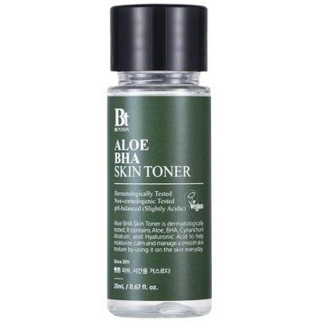 Тонер алое з саліциловою кислотою Benton Aloe BHA Skin Toner, Мініатюра 20 мл Купити в офіційному магазині Україні