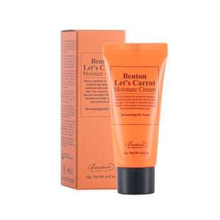 Зволожуючий крем з маслом моркви Benton Let`s Carrot Moisture Cream, Мініатюра 12г Купити в офіційному магазині Україні