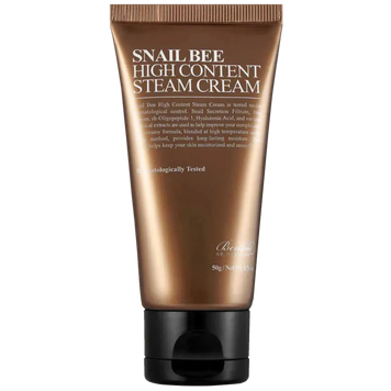 Крем с муцином улитки и пчелиным ядом Benton Snail Bee High Content Steam Cream, 50г Купить в официальном магазине Украине
