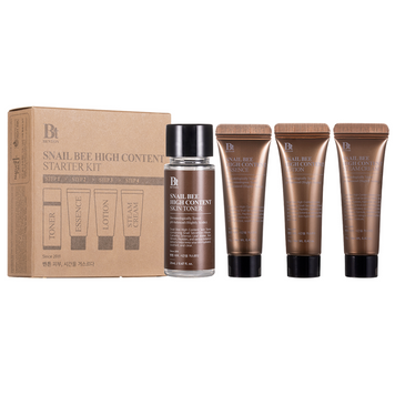 Набор с муцином улитки и пчелиным ядом Benton Snail Bee High Content Starter Kit, 4 в 1 Купить в официальном магазине Украине