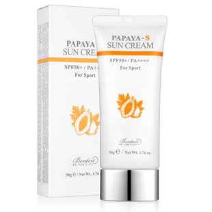 Сонцезахисний крем з екстрактом папайї BENTON Papaya Sun Cream SPF 50+/ PA++++, 50 мл Купити в офіційному магазині Україні