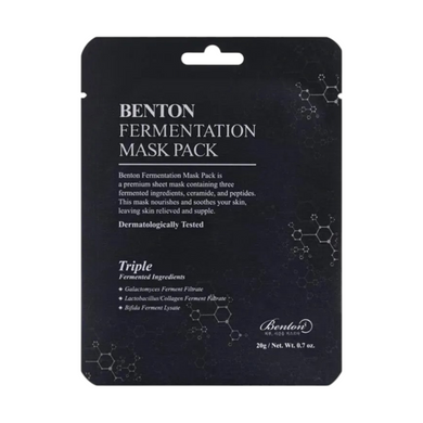 Маска з ферментованими компонентами і пептидами Benton Fermentation Mask Pack, 20 мл Купити в офіційному магазині Україні