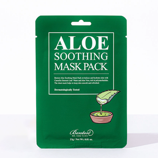 Маска успокаивающая с алоэ Benton Aloe Soothing Mask Pack, 1 шт Купить в официальном магазине Украине