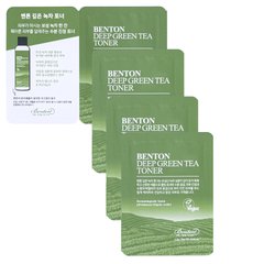 Тонер з зеленим чаєм Benton Deep Green Tea Toner, 1.2 г * 4 шт (тестери) Купити в офіційному магазині Україні