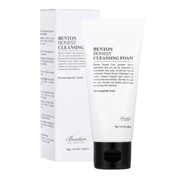Очищаюча пінка Benton Honest Cleansing Foam, Мініатюра 30 г Купити в офіційному магазині Україні