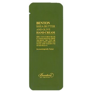 Крем для рук з маслом ши і оливи Benton Shea Butter and Olive Hand Cream, тестер 1.2 мл Купити в офіційному магазині Україні