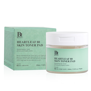 Двосторонні пілінг-диски з екстрактом хауттюйнії Benton Heartleaf Skin Toner Pad, 70 шт. Купити в офіційному магазині Україні